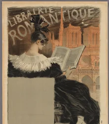 Plakat für die Librairie Romantique