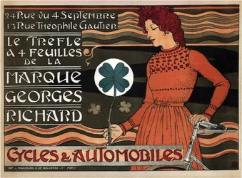 Fahrräder und Automobile Georges Richard, 1899