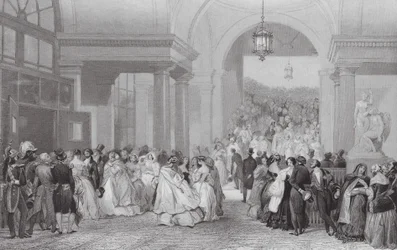 Verlassen der Oper
