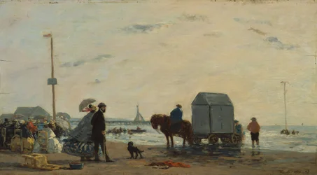 Am Strand von Trouville