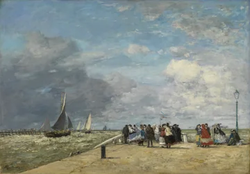 Der Steg in Trouville