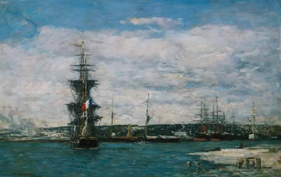 Der Hafen von Havre, ca. 1864-66