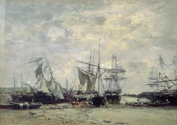 Der Hafen von Portieux, 1873