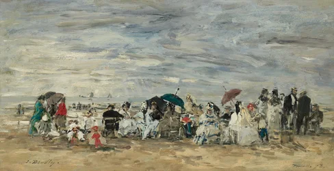 Trouville, Strandszene