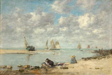 Wäscherin in der Nähe von Trouville, ca. 1872-1876