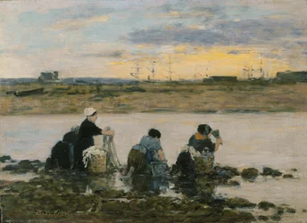 Wäscherinnen am Fluss