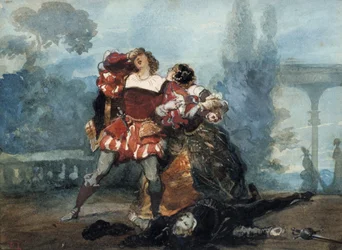 Illustration für das Stück Launen der Marianne, 1851