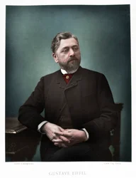 Gustave Eiffel, französischer Ingenieur, 1880