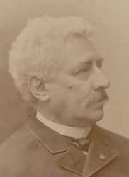 Porträt des Komponisten Olivier Métra 1830-1889, 1870er Jahre