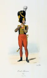 Hundert-Schweizer, Pfeifer, 1814-17