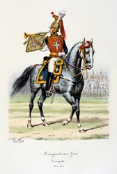 Mousquetaires Gris, Trompeter, 1814-15