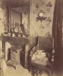 Innenansicht eines Arbeiterhauses, rue de Romainville