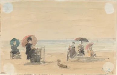 Sonnenschirme, Trouville