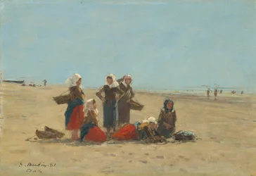 Frauen am Strand von Berck