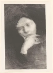 Porträt einer meditierenden Frau