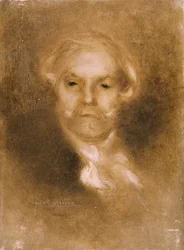 Porträt von Edmond de Goncourt (1822-96) aus Germinie Lacerteux von Edmond und Jules (1830-70) veröffentlicht um 1890