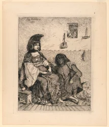 Eine jüdische Frau aus Algier