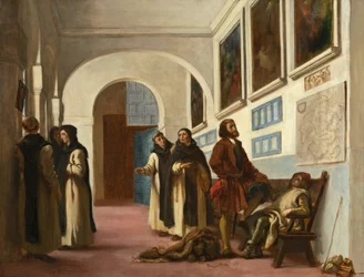 Christoph Kolumbus und sein Sohn in La Rábida, 1838