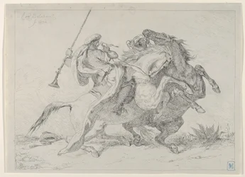 Zusammenstoß maurischer Reiter, 1834, 1834