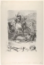 Kampf des Giaour und des Paschas, 1827