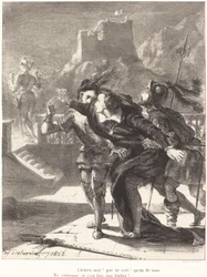 Hamlet möchte dem Geist seines Vaters folgen, Akt I, Szene IV, 1835