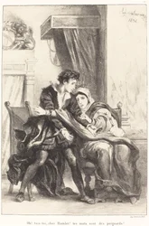 Hamlet und die Königin, Akt III, Szene IV