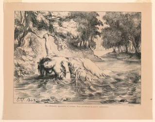 Illustration für Hamlet: Der Tod von Ophelia (IV, 7)