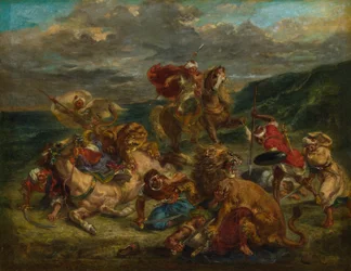 Löwenjagd