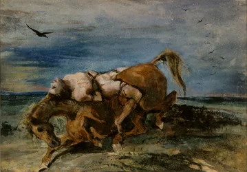 Mazeppa auf dem sterbenden Pferd