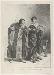 Polonius und Hamlet, 1834-43