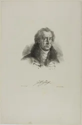 Porträt von Goethe, aus Faust