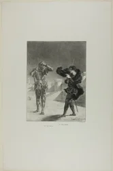 Der Geist auf der Plattform, Platte 3 aus Hamlet