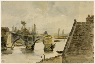 Die alte Brücke in Nantes