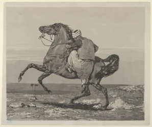 Türke besteigt sein Pferd (1824)