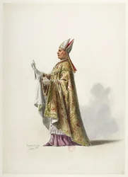 Btv1b84558104 08 - Saint-Saëns - Henry VIII - Kostümentwürfe - Lacoste - 8. Kostüm