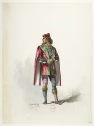 Saint-Saëns - Henry VIII - Kostümentwürfe - Lacoste - 67. Kostüm