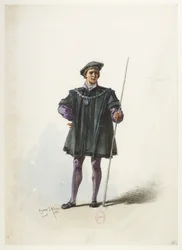 Henry VIII - Kostümentwürfe - Lacoste - 68. Kostüm