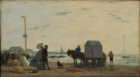 Am Strand von Trouville