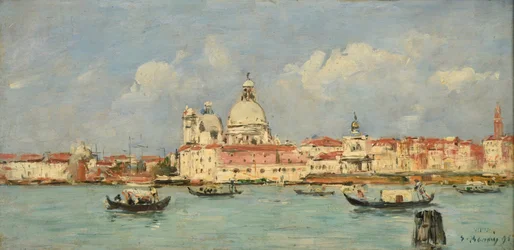 Venedig. Die Zollstation und Santa Maria della Salute