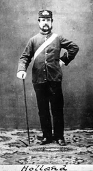 Kapitän Holland, um 1860