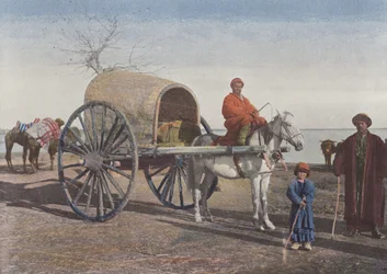 Bukhara-Wagen in Bewegung