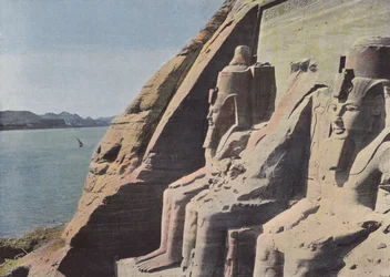 Ibsamboul, Statuen von Ramses