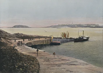 Die Bucht von Saint-Malo, gesehen von Dinard