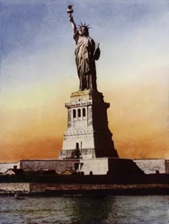Die Freiheitsstatue, New Yorker Hafen