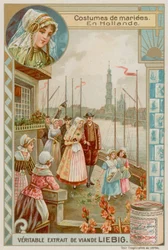 Eine Braut in Holland
