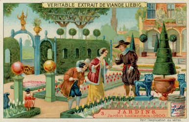 Ein niederländischer Garten des 17. Jahrhunderts