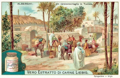 Ein Karawanserei in Tunesien