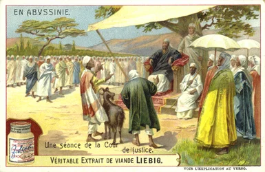 Eine Sitzung in einem Gericht, Äthiopien