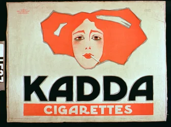 Werbung für Kadda Zigaretten