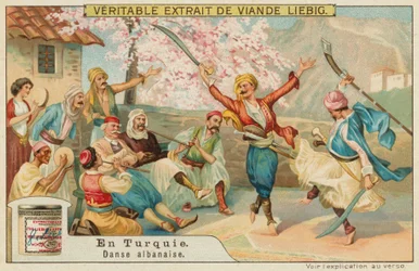 Albanische Tänzer in der Türkei